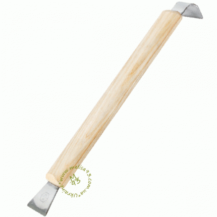 Стамеска 320 мм. нержавіюча, дерев'яна ручка