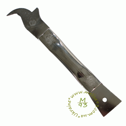 Стамеска  для підйому рамок 200 мм. з нержавіючої сталі с метал. ручкою